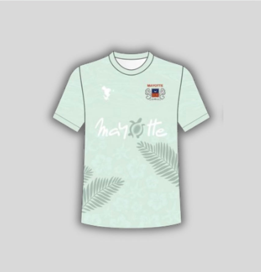 Maillot Mayotte vert menthe