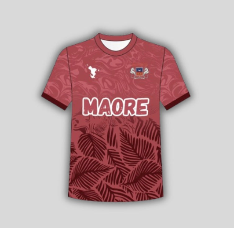 Maillot Mayotte -à motif palmier