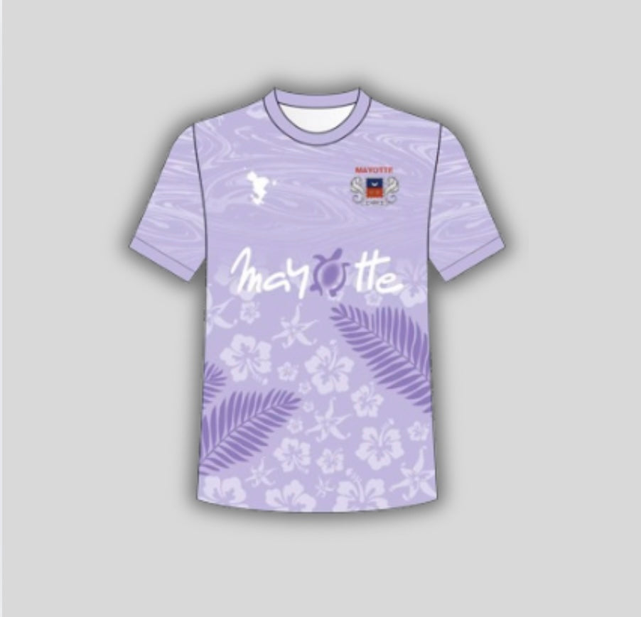 Maillot Mayotte violet-enfants