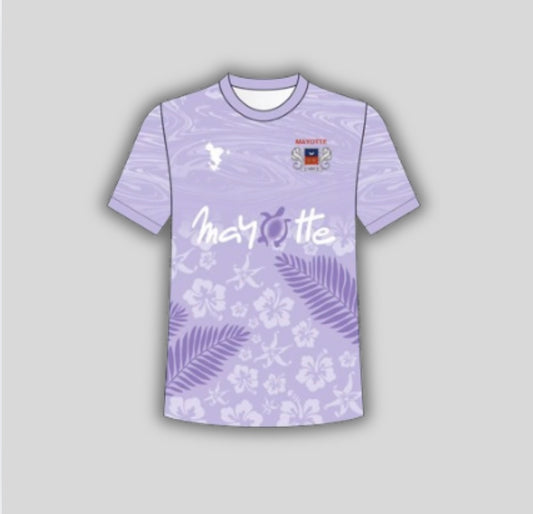 Maillot Mayotte violet-enfants