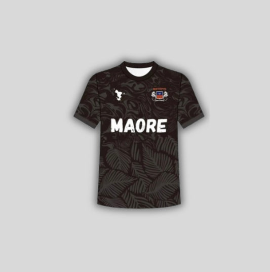 Maillot Mayotte noir palmier- enfants