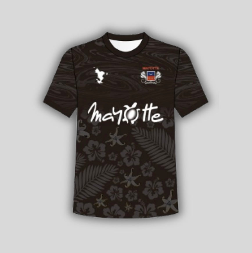 Maillot Mayotte noir-enfants