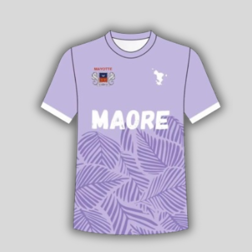 Maillot Mayotte -à motif palmier