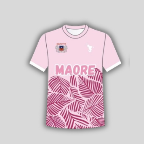 Maillot Mayotte -à motif palmier